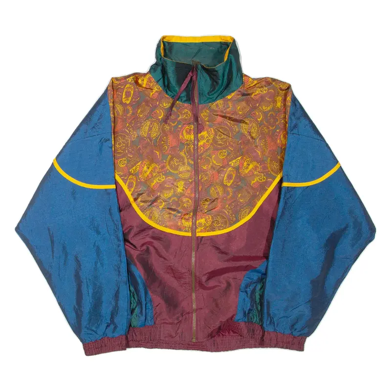 Mens Jacket Blue Colourblock XL