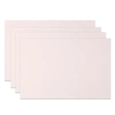 Aperturee Elegant Light Pink Solid Color Set Of 4 Placemats, 14x12 Inch, 15.8 USD, NYWH00386-S, placemats