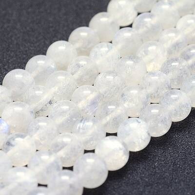 Natural Rainbow Moonstone Beads Strands