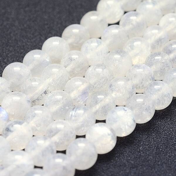 Natural Rainbow Moonstone Beads Strands