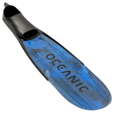 Open Box Oceanic Predator Free Scuba Dive Fins - Camo - Medium (7-7.5)