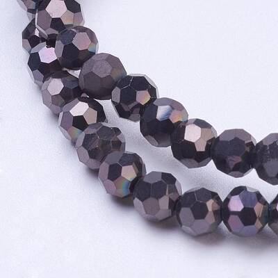 Electroplate Glass Bead Strands