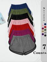 Women's Sleep Shorts, Fall Wear, Casual Elastic Waist Shorts for All Seasons, Women Nightwear Shorts, Sleep Bottoms Sleepwear...