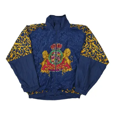 1980s Argel Jacket - Medium Navy Nylon