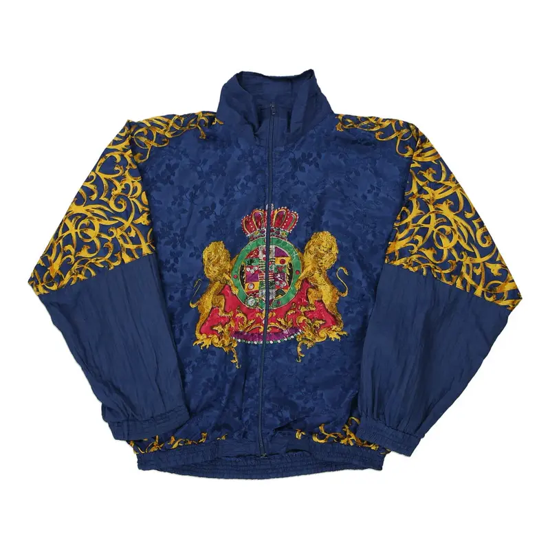 1980s Argel Jacket - Medium Navy Nylon
