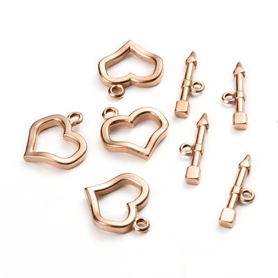 Ion Plating(IP) 304 Stainless Steel Toggle Clasps