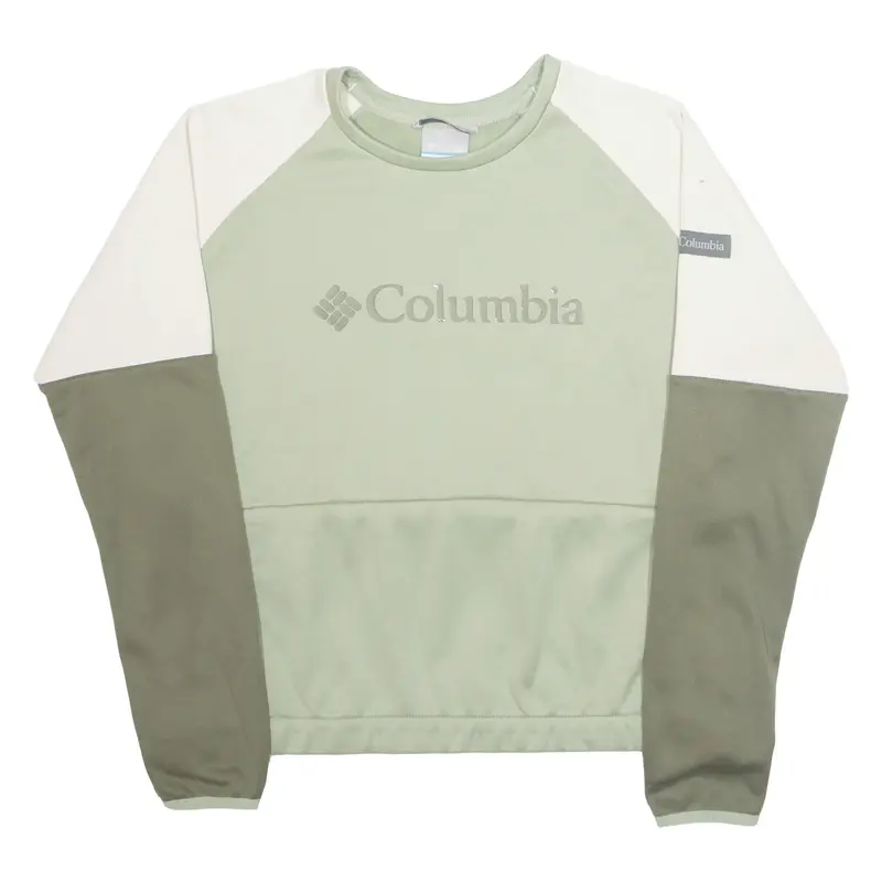 COLUMBIA Womens Sweatshirt Green L