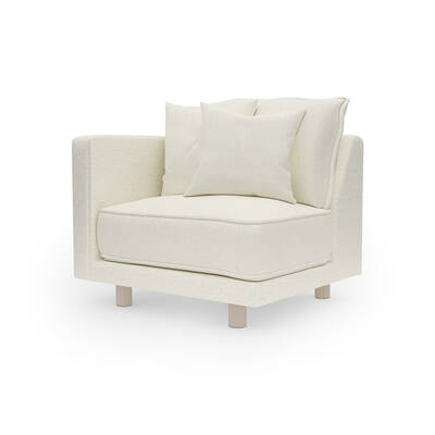 Oslo Sectional Left Side End Piece (Oyster)