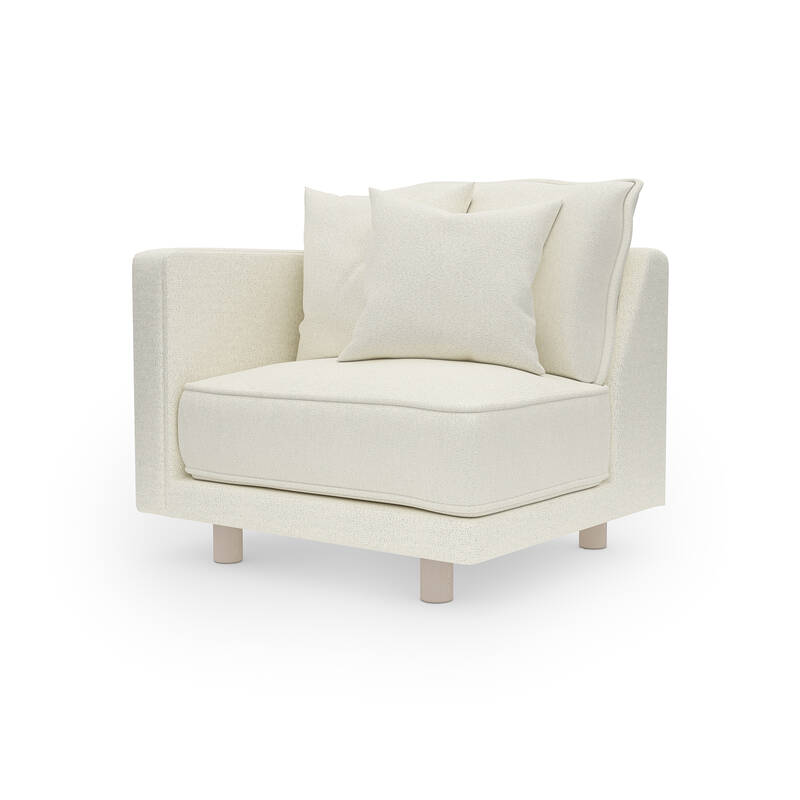 Oslo Sectional Left Side End Piece (Oyster)