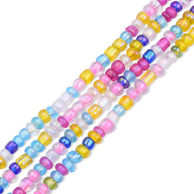 Transparent Glass Beads Strands