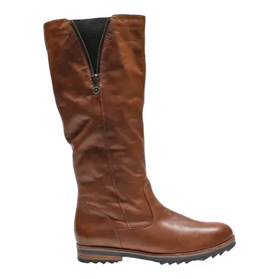 REMONTE High Boots Brown Leather Womens UK 8