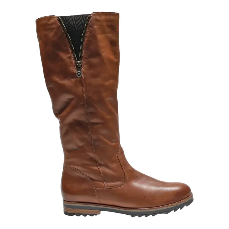 REMONTE High Boots Brown Leather Womens UK 8