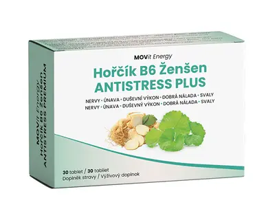 Movit Energy Magnesio B6 Ginseng Antistress Plus 30 Compresse