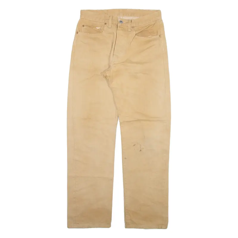 DICKIES 451 Mens Jeans Beige Regular Straight 90s W30 L32