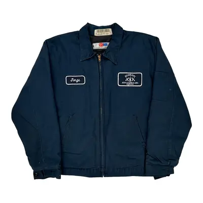G&K Services Jacket - Large Navy Polyester Blend