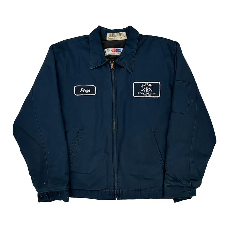 G&K Services Jacket - Large Navy Polyester Blend