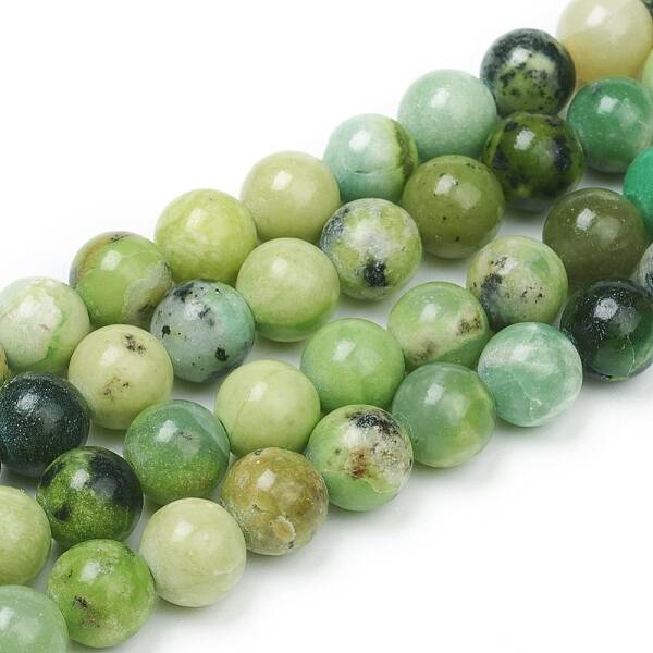 Natural Serpentine Beads Strands