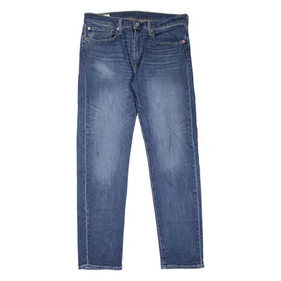 LEVI'S 502 Jeans BIG E Mens Blue Regular Tapered Stone Wash W34 L34