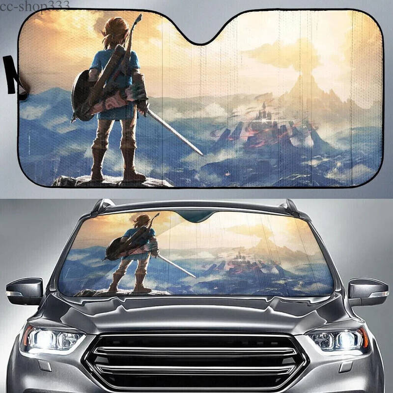 Legend Of Zelda Car Sunshade