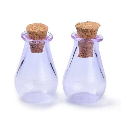 Glass Cork Bottles Ornament