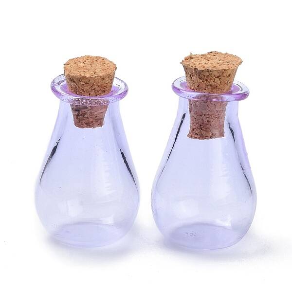 Glass Cork Bottles Ornament