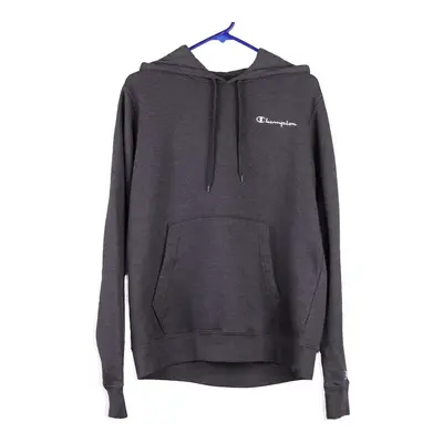 Champion Hoodie - Small Grey Cotton Blend
