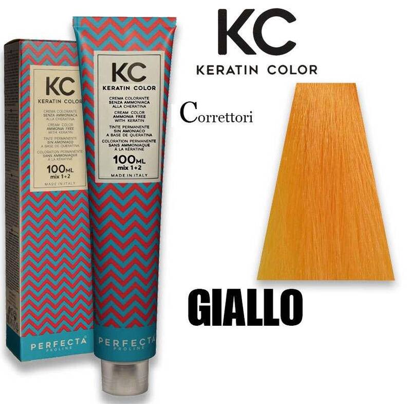Kc Keratin Crema Color 100 Ml Giallo
