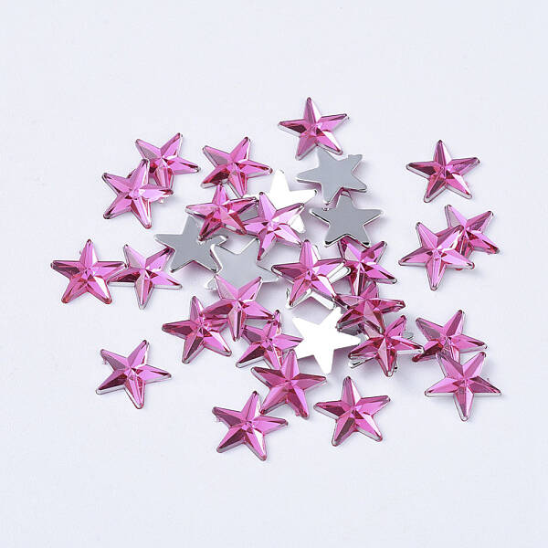 Acrylic Rhinestone Flat Back Cabochons
