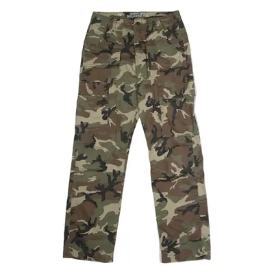 CLOCKHOUSE Camouflage Cargo Womens Trousers Green Relaxed Straight W30 L30