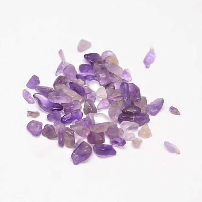 Natural Amethyst Chip Beads