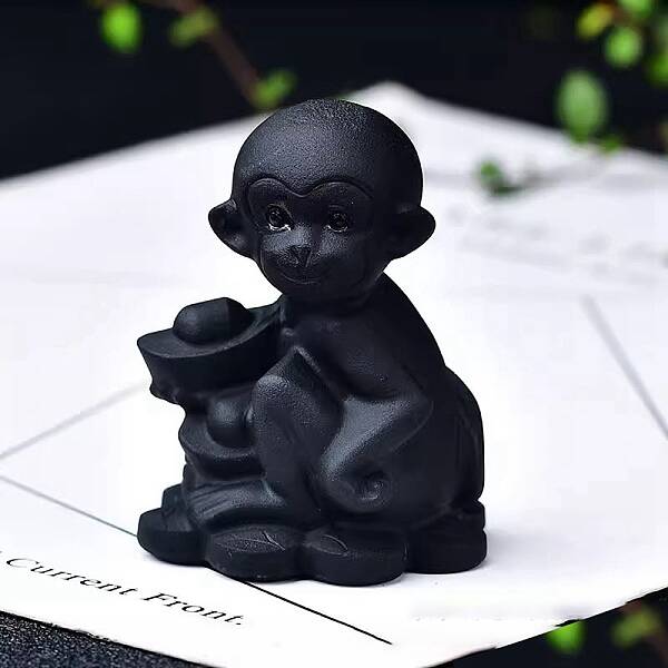 Natural Obsidian Ornament Home Desktop Decoration Craft