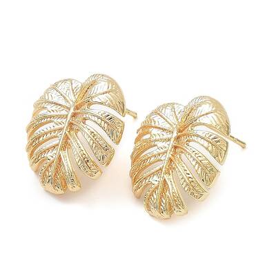 Brass Stud Earring Finding