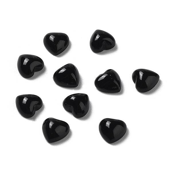 Natural Black Onyx Cabochons