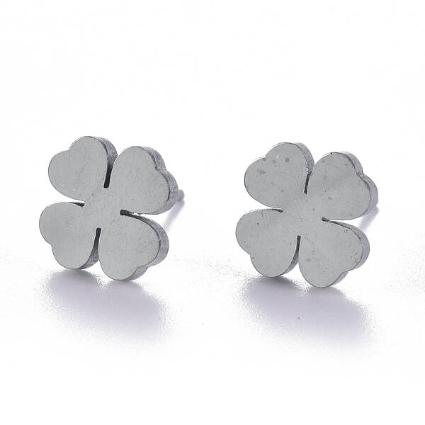 Tarnish Resistant Unisex 304 Stainless Steel Stud Earrings