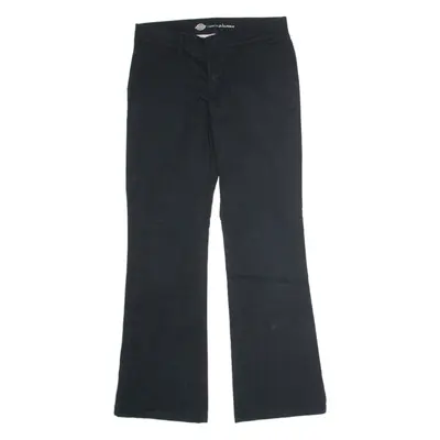 DICKIES Workwear Womens Trousers Black Regular Flared W30 L30