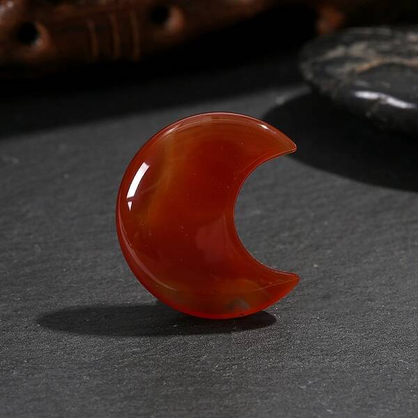 Natural Carnelian Palm Stone Massager