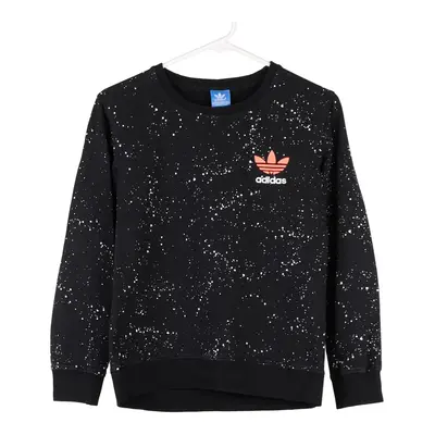 Age  10-12 Adidas Sweatshirt - 2XL Black Cotton