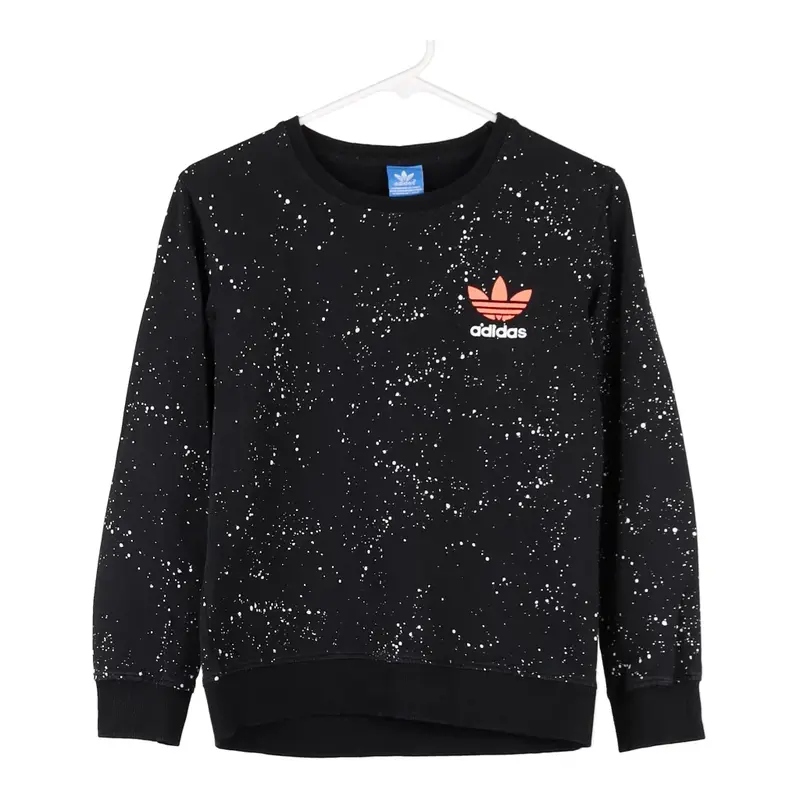 Age  10-12 Adidas Sweatshirt - 2XL Black Cotton