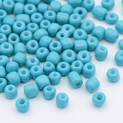 12/0 1.5-2mm Baking Paint Glass Seed Beads Loose Spacer Beads