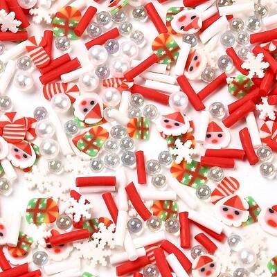 Christmas Theme Handmade Polymer Clay Cabochons
