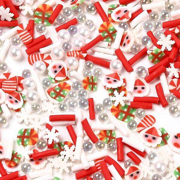 Christmas Theme Handmade Polymer Clay Cabochons