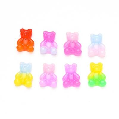 Gradient Color Opaque Resin Cabochons