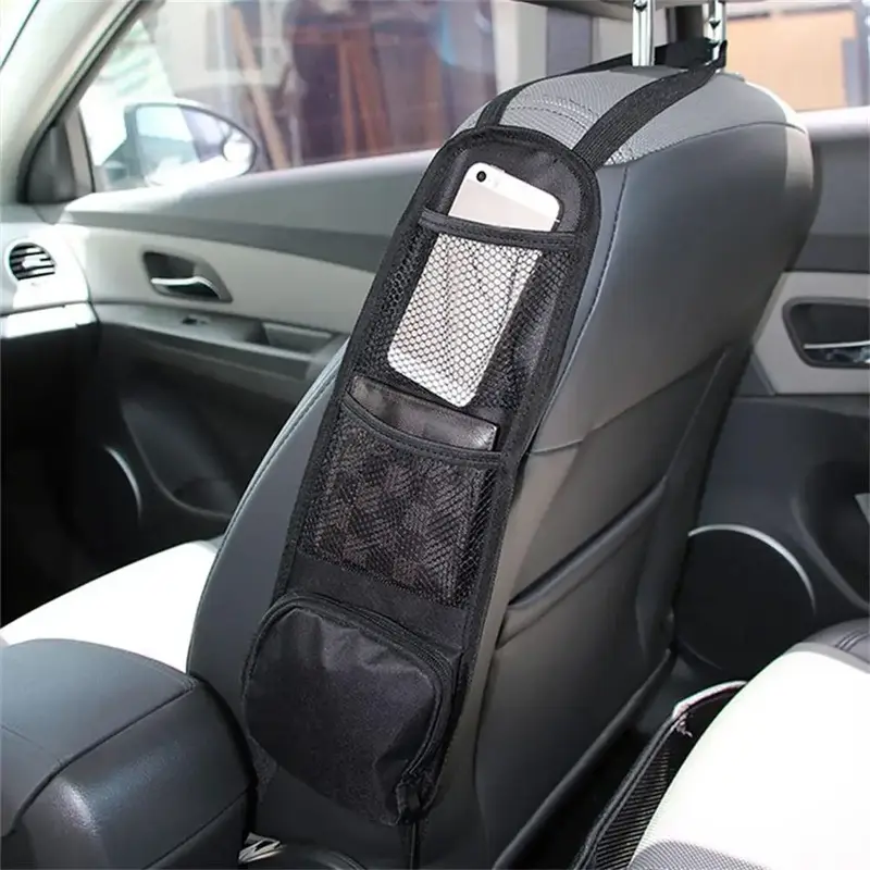 Car Seat Back Side Hanging Bag, Multifunctional Car Seat Back Storage Bag, Universal Car Interior Accessories for Car Stowing...