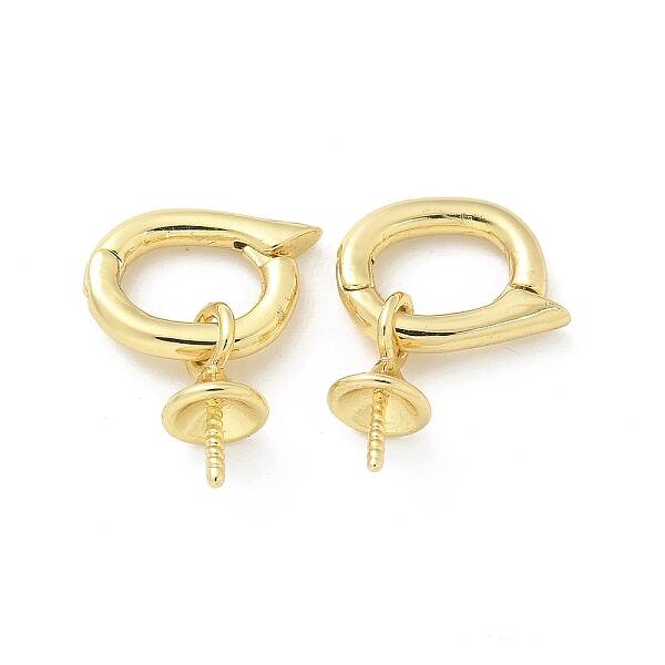 Brass Fold Over Clasps