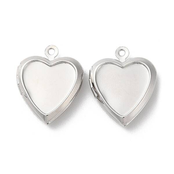 Rack Plating Brass Locket Pendants