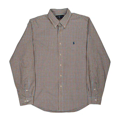 Custom Fit Ralph Lauren Checked Shirt - XL Multicoloured Cotton