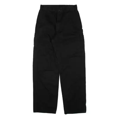 J.GALT Carpenter Womens Trousers Black Relaxed Straight W26 L28