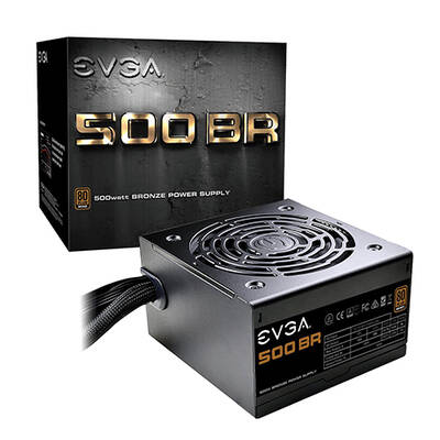 EVGA 100-BR-0500-K1 | 500-Watts 100-240V AC 8-4A 50-60Hz 80-Plus Bronze 24-Pin ATX Power Supply