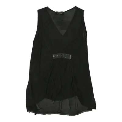 Krizia Sheer Tunic - Large Black Viscose | Size: large
