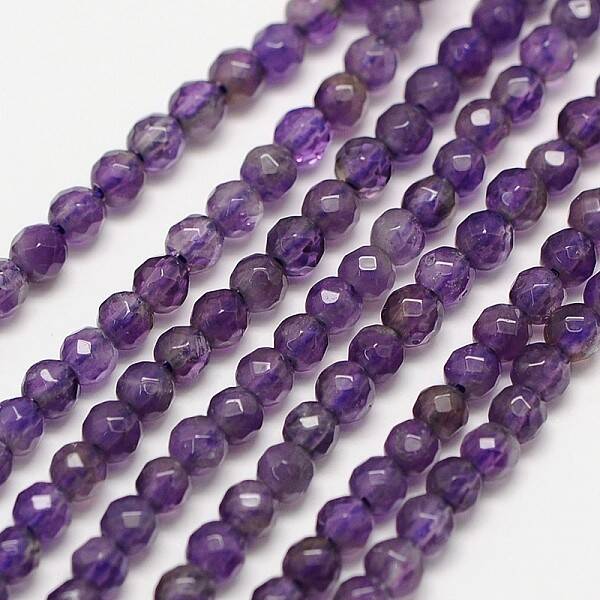 Grade A Natural Amethyst Bead Strands